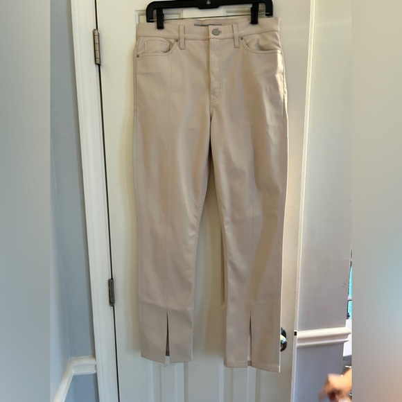 Hudson Barbara High Rise Straight Faux Leather shell collection Jeans, 30 - Picture 6 of 9